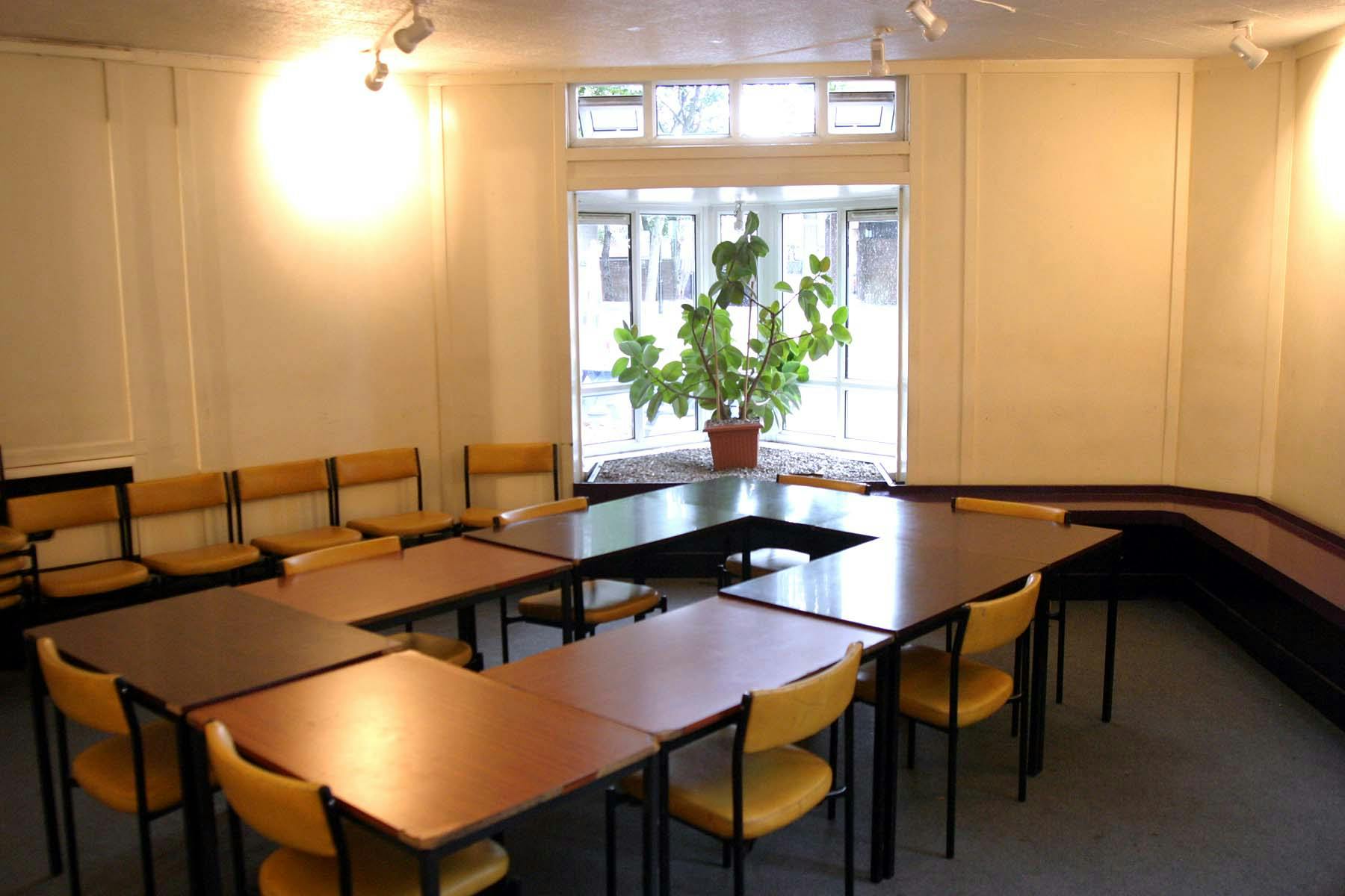 Versatile meeting space in Chelsea Theatre, ideal for workshops and discussions.